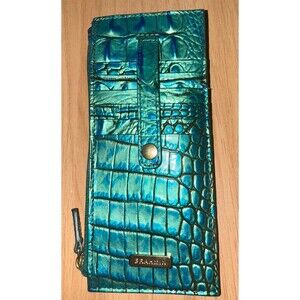 Brahmin Credit Card Wallet - peacock Ombre Melbourne